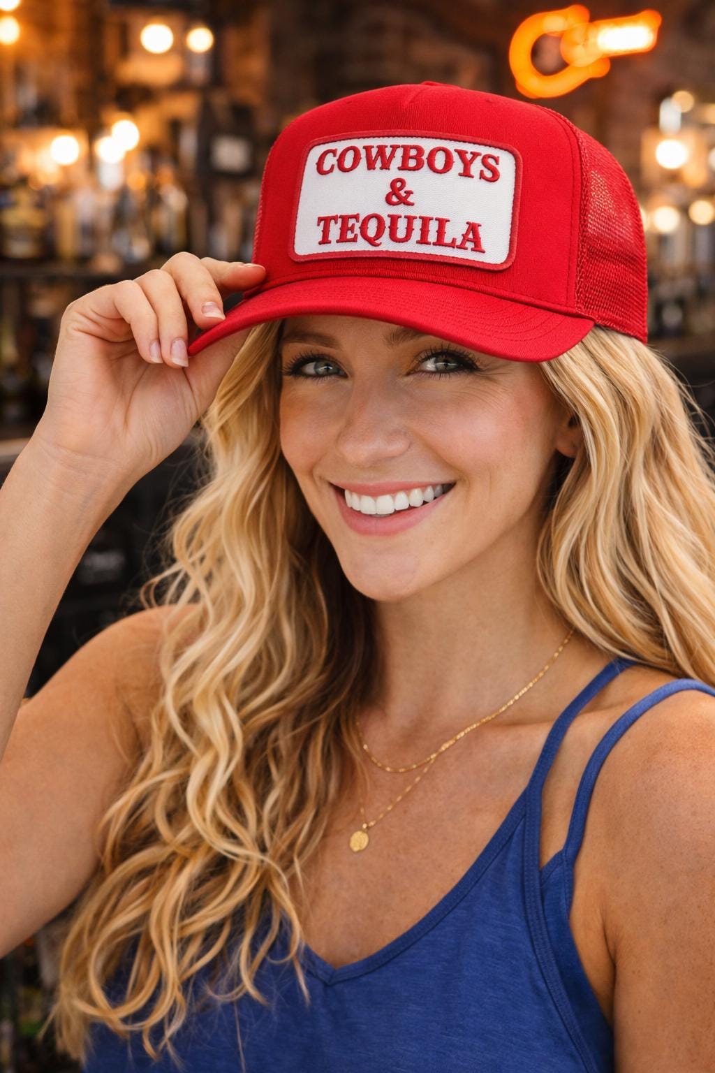 Cowboys & Tequila Trucker Hat | Funny Cowgirl Hat | Country Concert Hat | Western Trucker Hat | Nashville Bachelorette Hat | Rodeo Hat