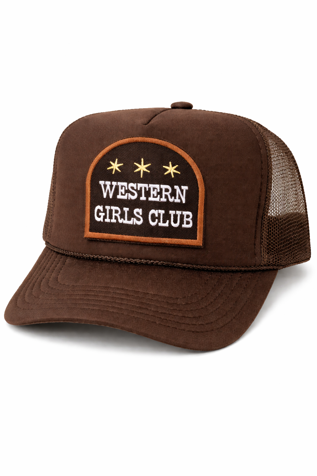 Western Girls Club Trucker Hat | Cowgirl Snapback Cap | Country Concert Western Hat