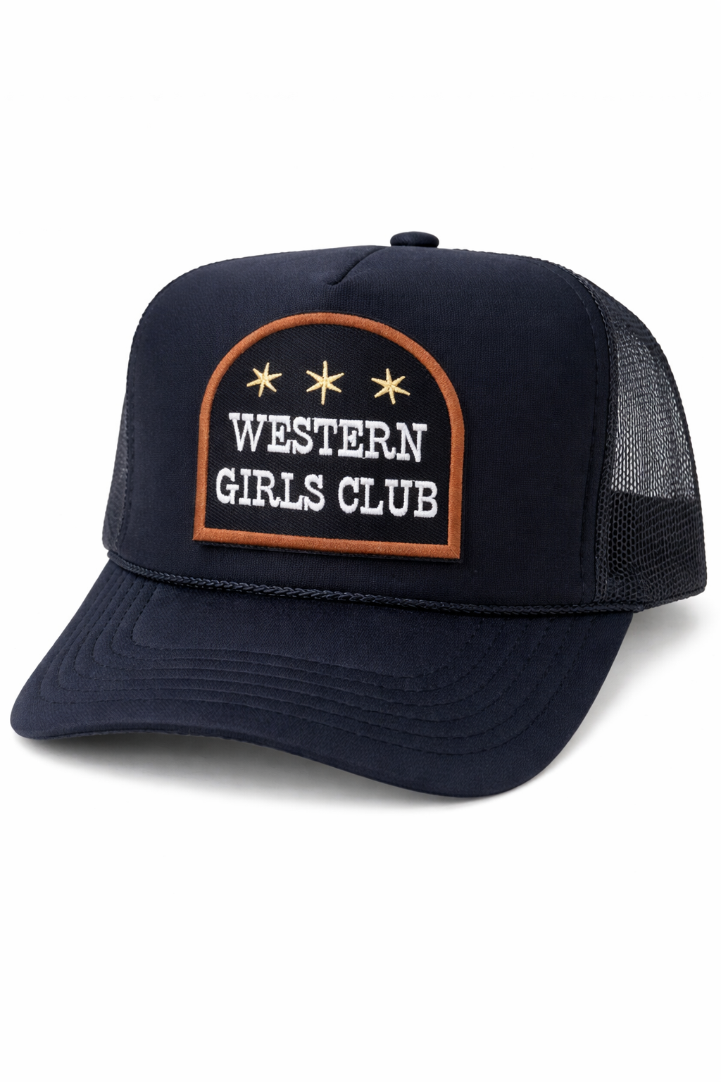 Western Girls Club Trucker Hat | Cowgirl Snapback Cap | Country Concert Western Hat