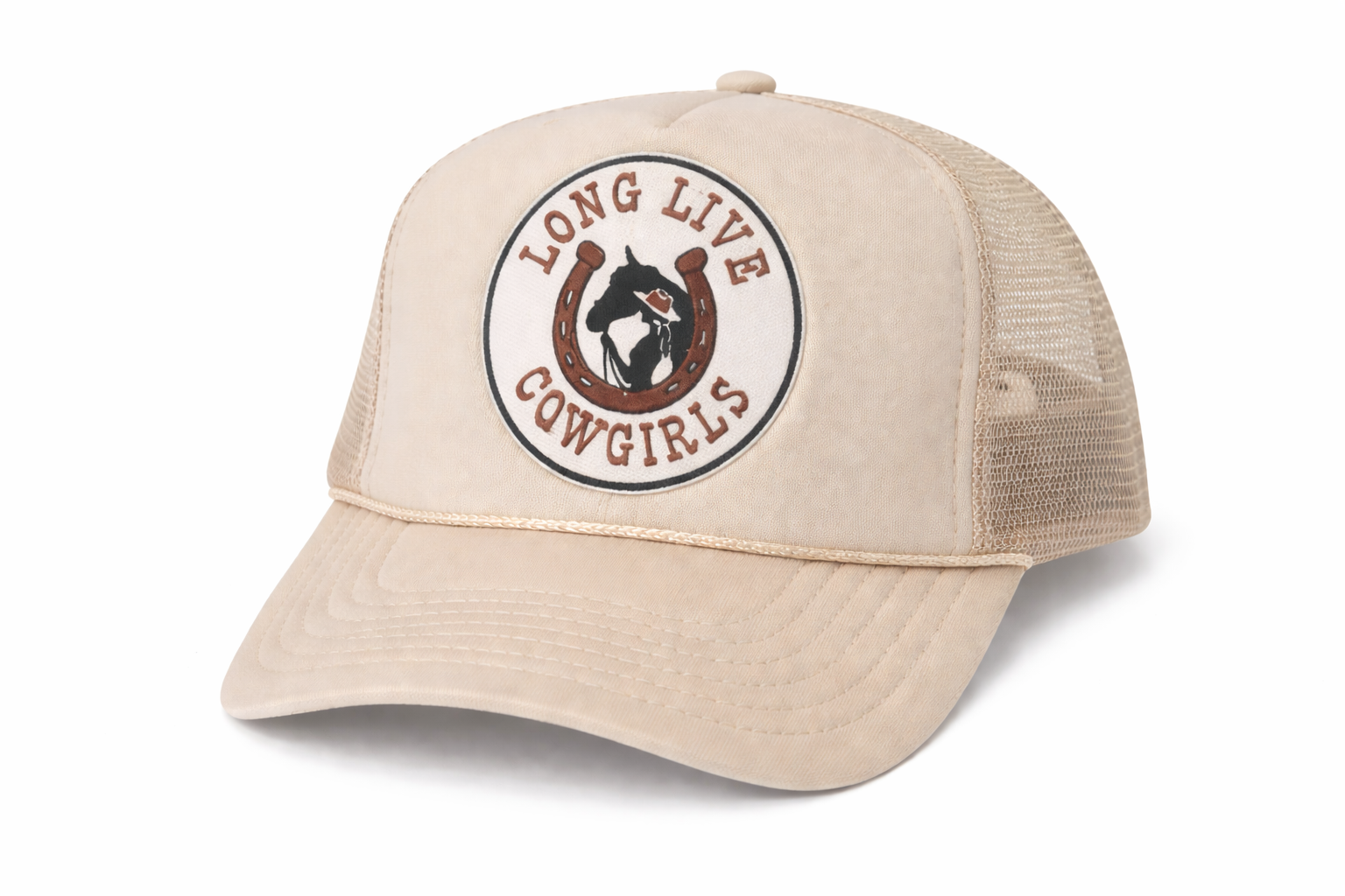 Long live cowgirls hat, western SnapBack mesh hat