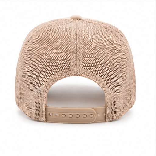 Yee Haw Rope Trucker Hat – Western Cowgirl Cap – Neutral Beige Mesh Snapback – Country Western Style Hat – Rodeo Outfit Accessory