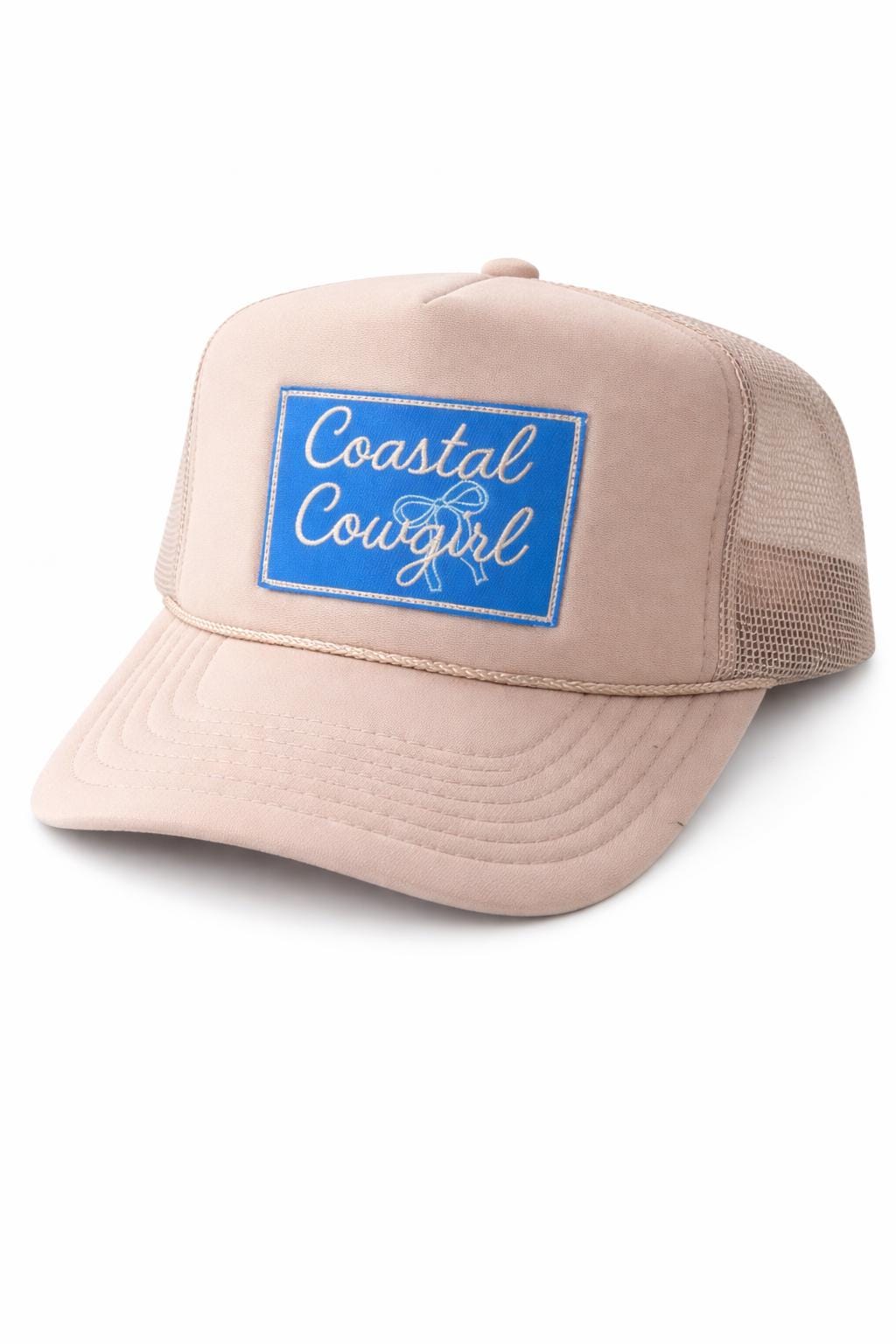Coastal Cowgirl Trucker Hat – Beach Cowgirl Hat – Western Coastal Cap – Cute Summer Hat – Country Girl Beach Style