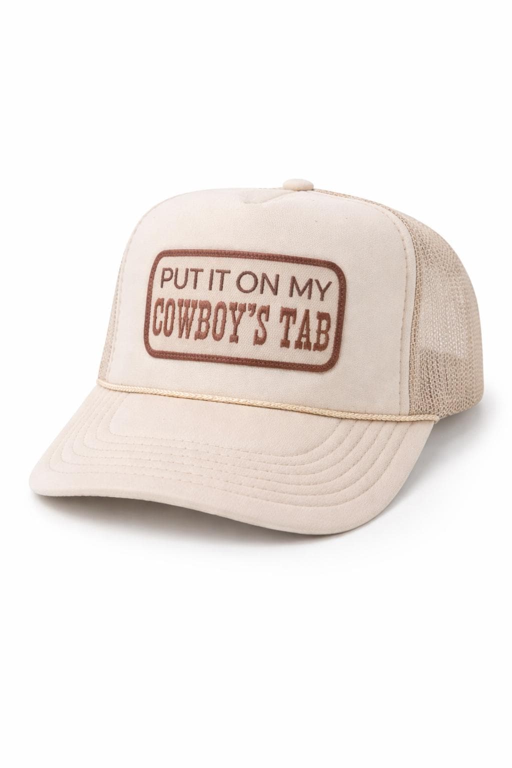 Cowgirl Trucker Hat | Put It On My Cowboy's Tab, Western Style