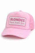 Pink Trucker Hat | Blondes Have More Fun Bachelorette Girls Trip