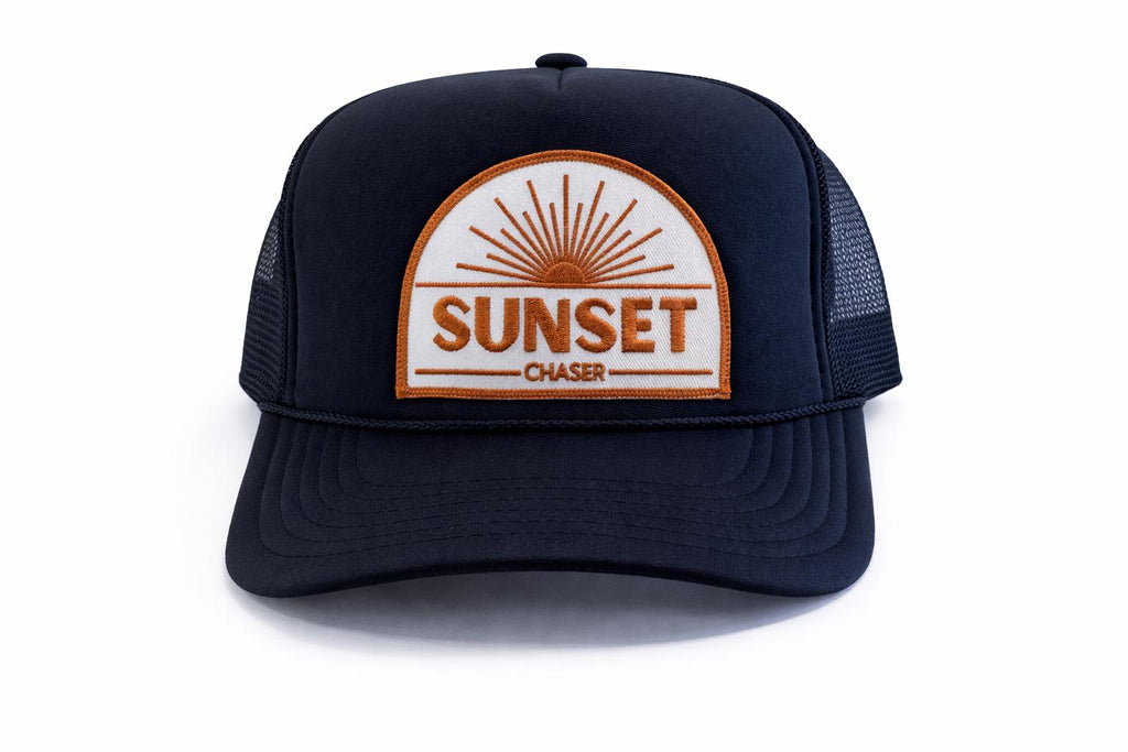 Sunset Chaser Trucker Hat | Coastal Beach Cap | Summer Ocean Vibes