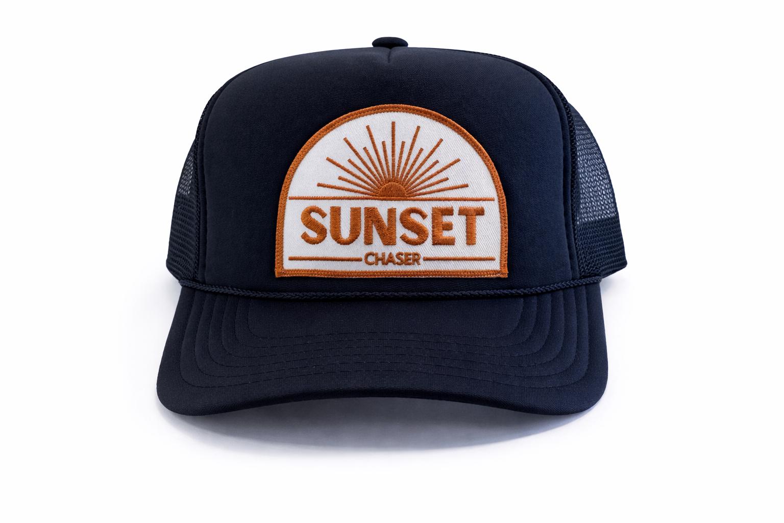 Sunset Chaser Trucker Hat | Coastal Beach Cap | Summer Ocean Vibes