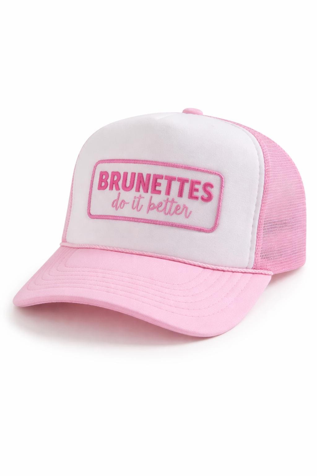 Pink Trucker Hat | Brunettes Do It Better, Girls Trip, Bachelorette Party