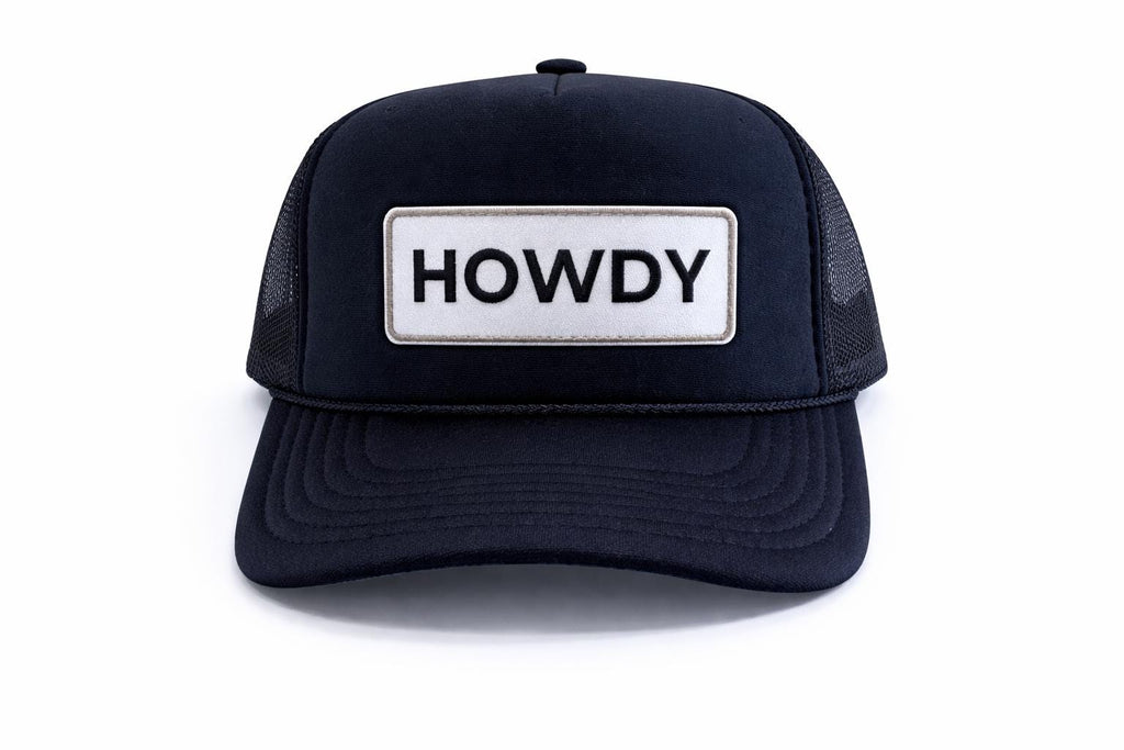 Howdy Trucker Hat | Western Hat | Cowgirl Hat | Country Trucker Cap | Rodeo Hat | Western Aesthetic Hat | Southern Style Hat | Cowboy Hat