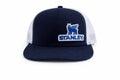 Stanley Retro Trucker Hat | Navy Blue White Embroidered Logo Snapback