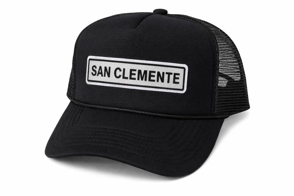 San Clemente Hat, Camo Trucker Hat, Otto Snapback Cap, California Beach Hat, Surf Style Hat, Mesh Back Hat