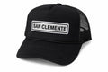 San Clemente Hat, Camo Trucker Hat, Otto Snapback Cap, California Beach Hat, Surf Style Hat, Mesh Back Hat