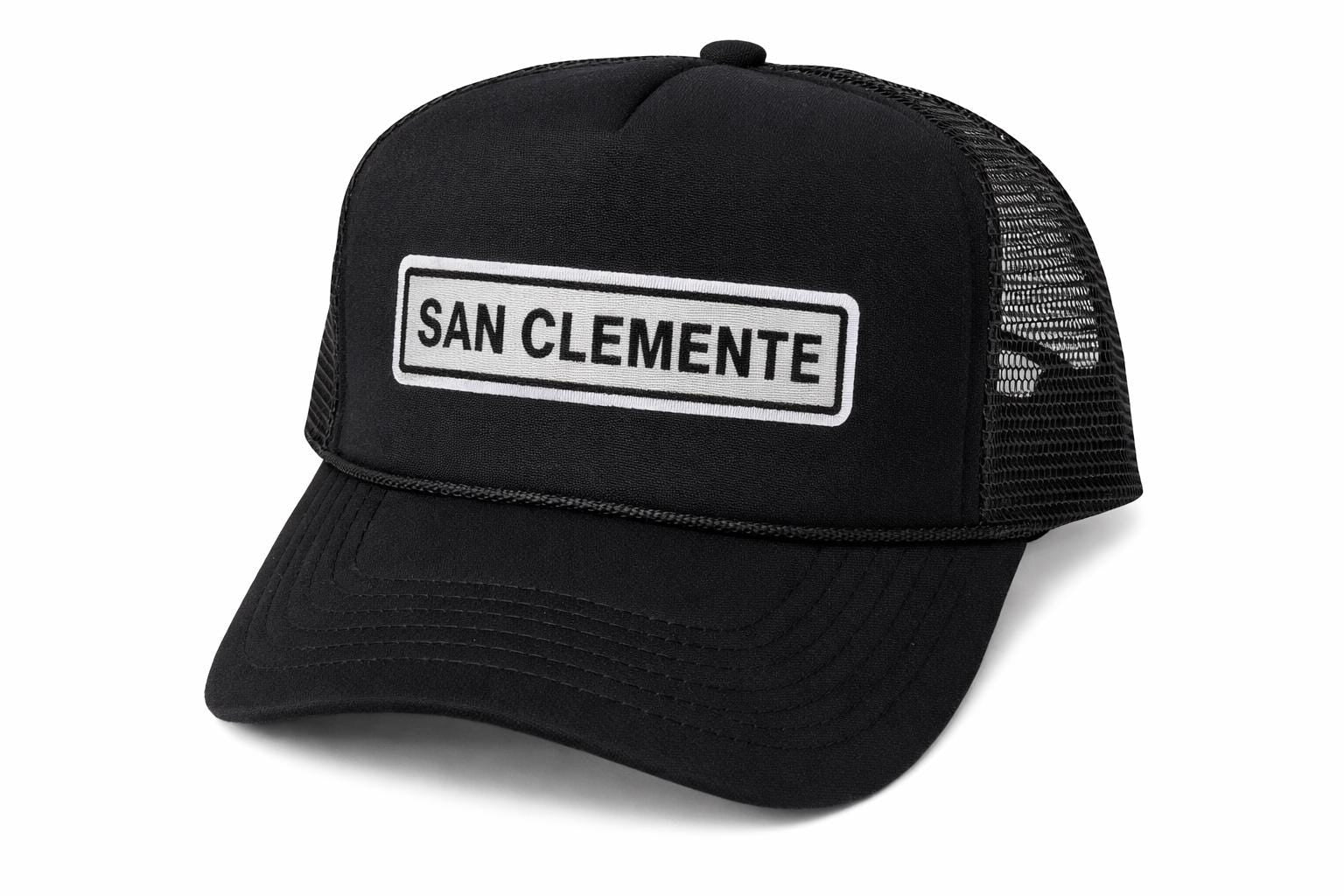 San Clemente Hat, Camo Trucker Hat, Otto Snapback Cap, California Beach Hat, Surf Style Hat, Mesh Back Hat