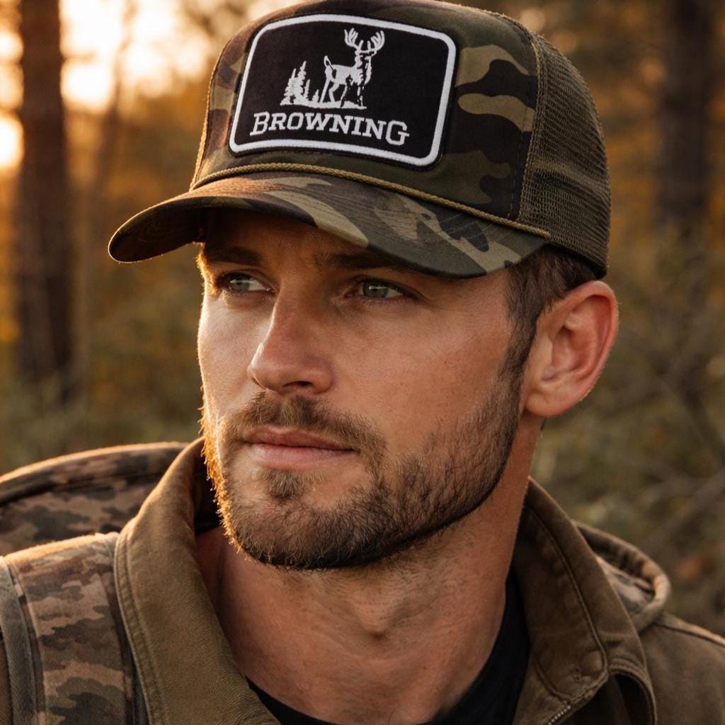 Browning Camo Trucker Hat