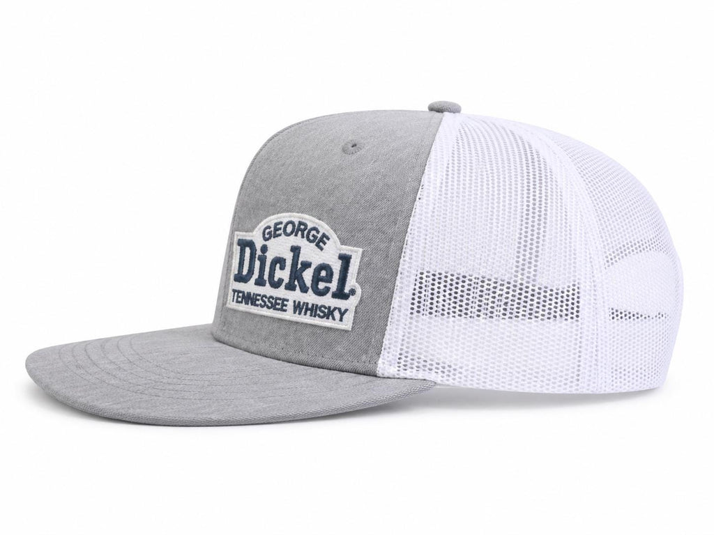 George Dickel Tennessee Whisky Trucker Hat | Grey Embroidered Whiskey Cap