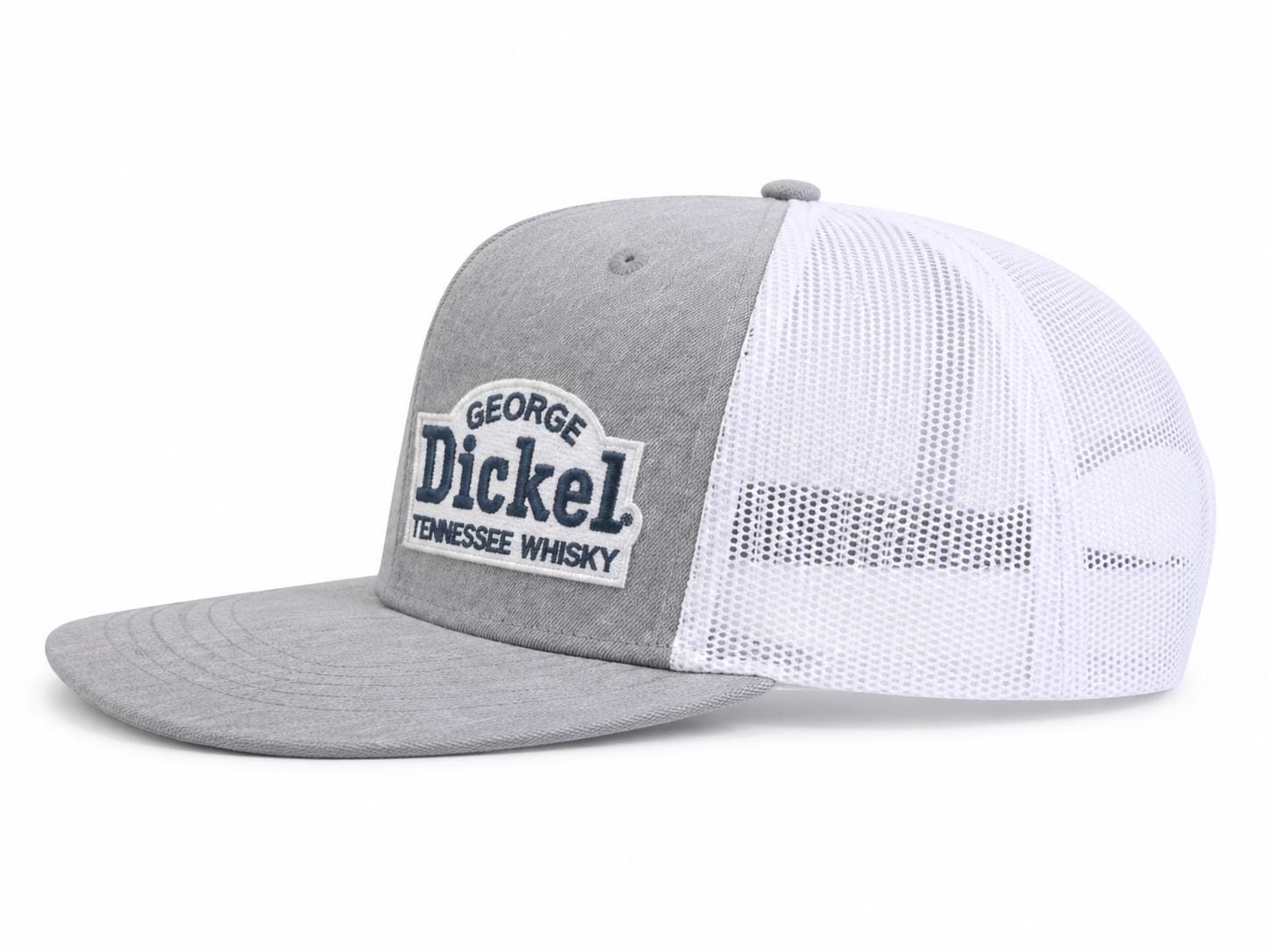 George Dickel Tennessee Whisky Trucker Hat | Grey Embroidered Whiskey Cap